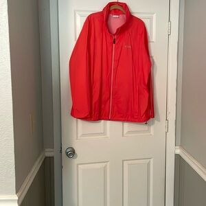 Orange Columbia Windbreaker/Jacket